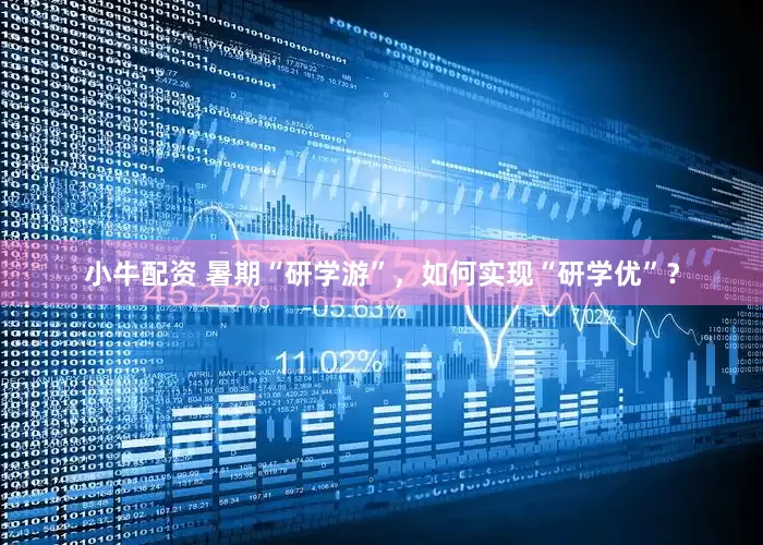 小牛配资 暑期“研学游”，如何实现“研学优”？